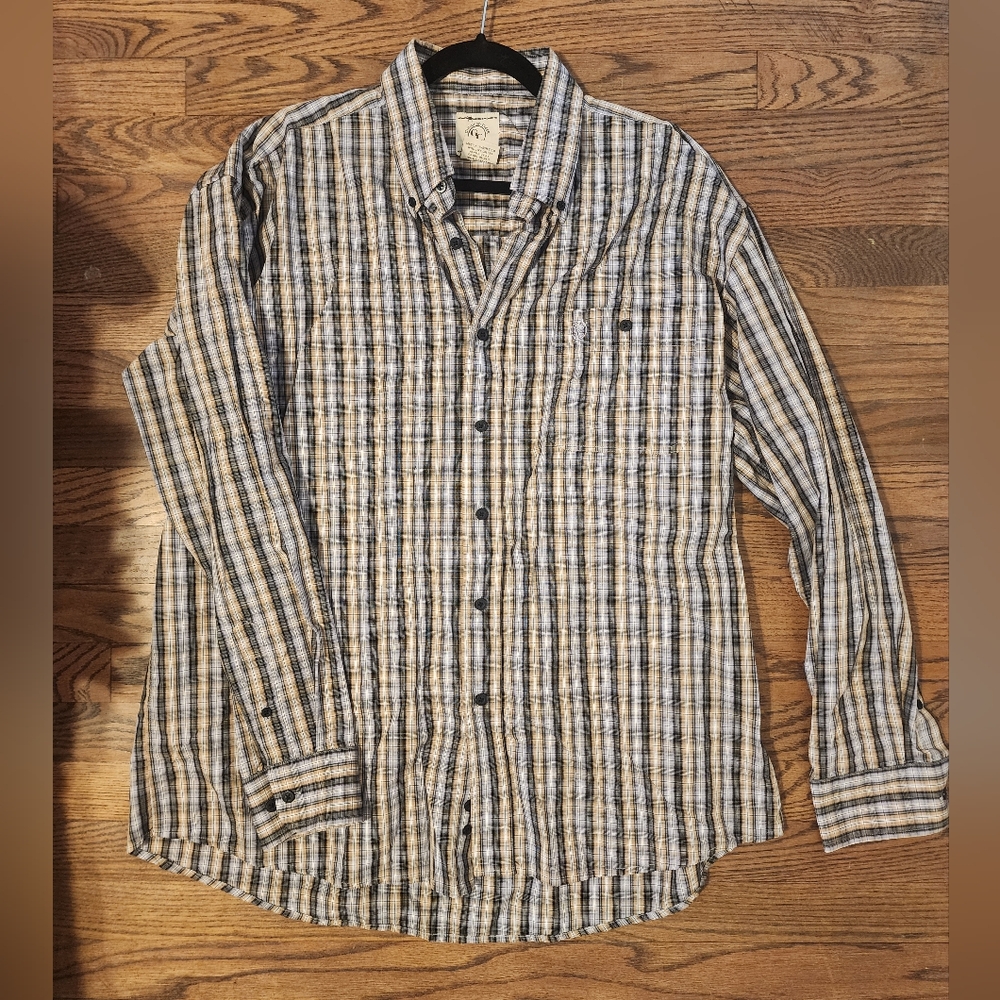 Black and Tan Mens Western Shirt